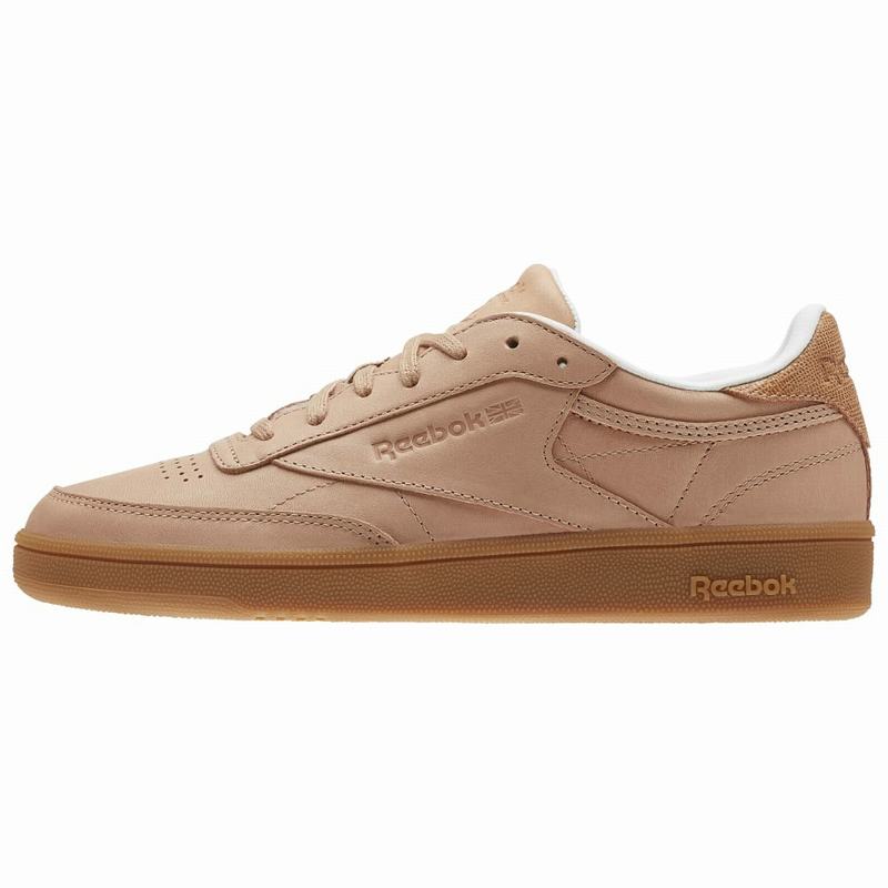 Reebok Club C 85 Fewer Better Things Tenisky Damske - Ruzove/Hnede SC4991CJ